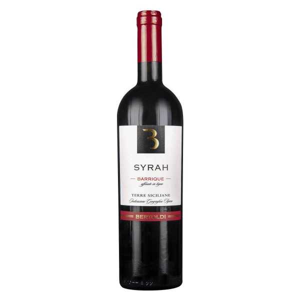 Syrah Barrique Terre Siciliane IGT Bertoldi Sizilien Rotwein trocken Online kaufen