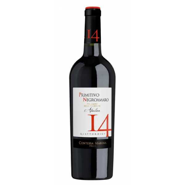 Primitivo Negroamaro Puglia IGT 14 Contessa Marina Online bestellen