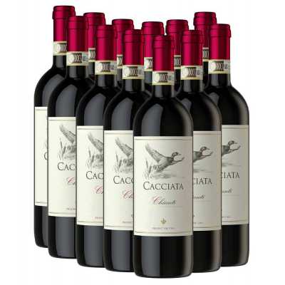 12 Flaschen Chianti DOCG Cacciata Castellani - Vorteilpacket